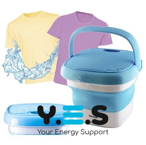 Портативна складна міні пральна машина Maxtop Silicon для прання