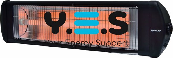 Вуличний інфрачервоний обігрівач DELFA HI 2123 OUTDOOR для тераси та альтанки