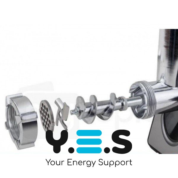 Електром’ясорубка Domotec MS 2023 із соковитискачем та насадками для ковбасок і кеббе