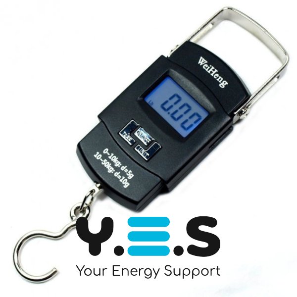 Ручні цифрові ваги-кантер WH-A08 до 50 кг (крок 5 г), електронні підвісні ваги
