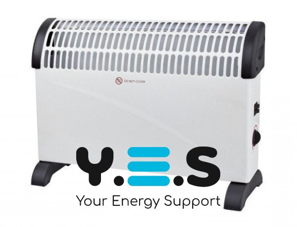 Електричний конвектор-обігрівач Crownberg CB-2000, 2000 Вт