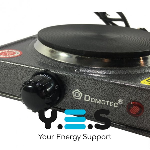 Настільна електроплита Domotec MS-5811 дискова, 1 конфорка, 1500 Вт
