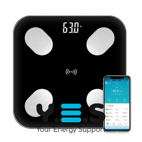 Розумні підлогові Bluetooth смарт-ваги з додатком для смартфона, до 180 кг