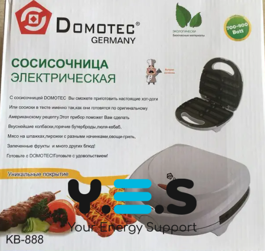 Вафельниця‑сосисочниця Domotec KB‑888 для корн‑догів: домашній апарат для приготування