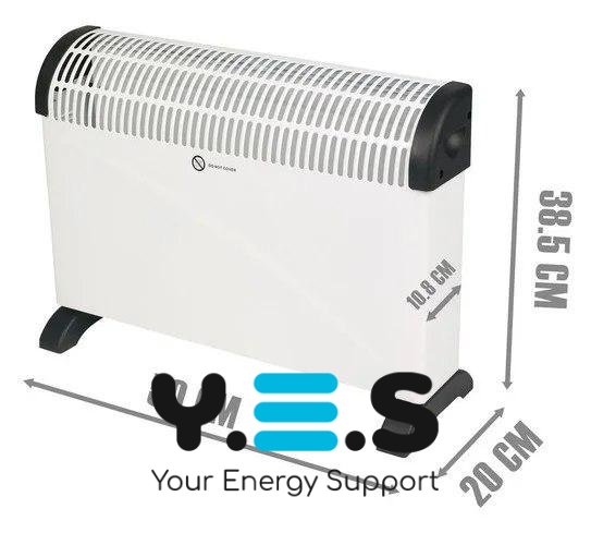 Конвекторний обігрівач Domotec MS-5904 для дому, 2000 Вт