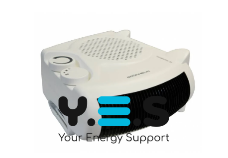 Портативний спіральний тепловентилятор SK-1654 FH-06 (дуйчик), 2000 Вт, побутовий обігрівач