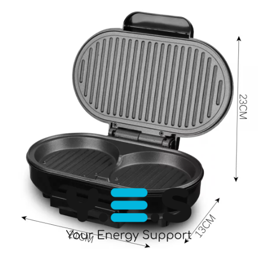 Електричний притискний гриль RAF 245 Burger Maker 750W для бургерів і сендвічів, котлетниця