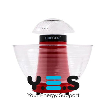 Домашня попкорниця Haeger HG-9001 — апарат для попкорну, 1200 Вт