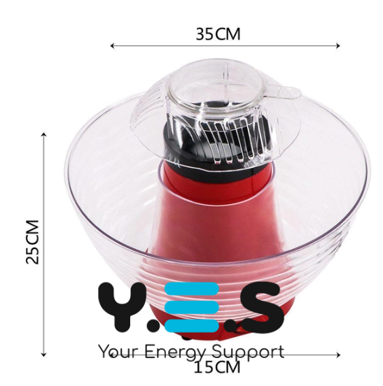 Домашня попкорниця Haeger HG-9001 — апарат для попкорну, 1200 Вт