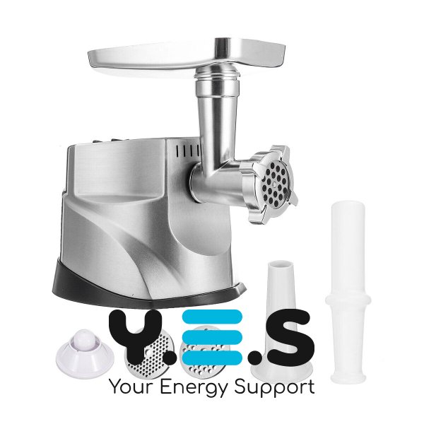 Електрична м’ясорубка Domotec MS-2021, нерж. сталь, 3000 Вт