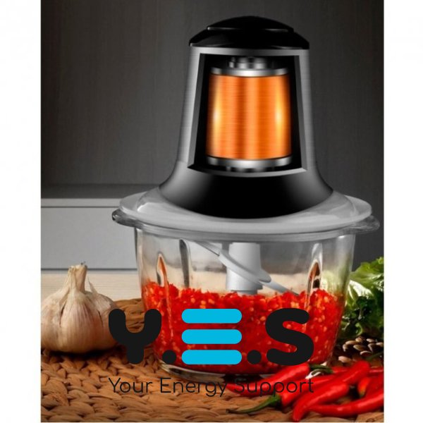 Електроблендер-подрібнювач «Молнія» металевий, подвійні леза з нерж. сталі, 1000 Вт