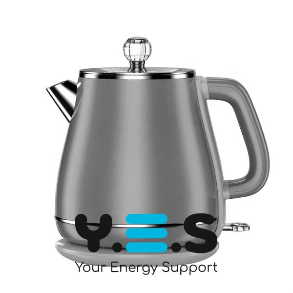 Електрочайник Elegant 1830 з нержавіючої сталі, електричний, кольори: білий/сірий/синій/зелений