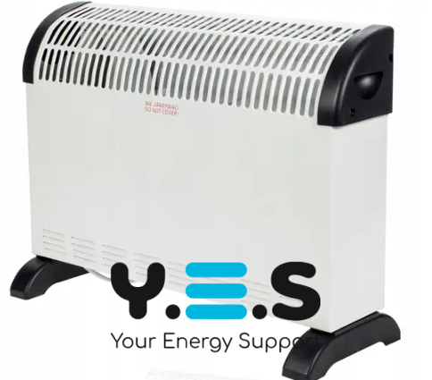 Електроконвектор BOBBYTEC CH‑Y02 2000W для дому — конвекторний обігрівач