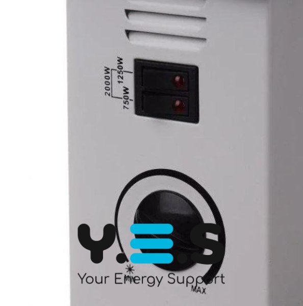 Електроконвектор BOBBYTEC CH‑Y02 2000W для дому — конвекторний обігрівач