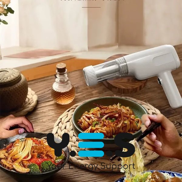 Бездротова електролапшерізка для домашньої локшини й макаронів, 6 насадок