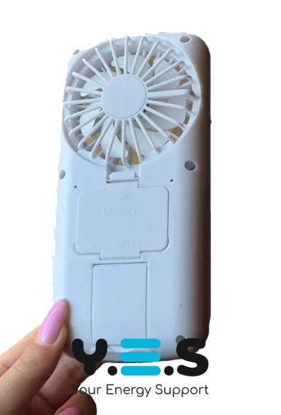 Портативний ручний міні-вентилятор ARCTIC COLD Pocket Chill з LED-підсвіткою та USB-зарядкою