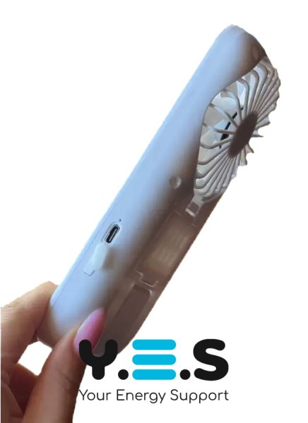 Портативний ручний міні-вентилятор ARCTIC COLD Pocket Chill з LED-підсвіткою та USB-зарядкою