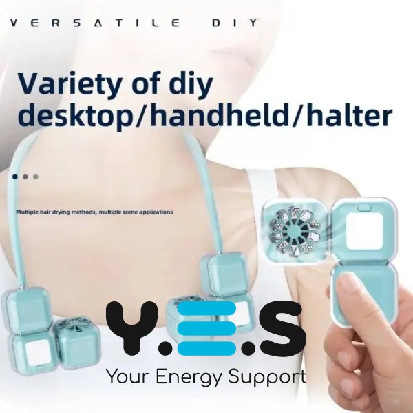 Вентилятор на шию Ice Cube LY-955 — персональний USB, потужний обдув і тиха робота