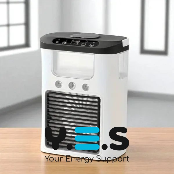 USB міні кондиціонер Ice Cooler XL-1346: настільний вентилятор-зволожувач 560 мл, LED-підсвітка