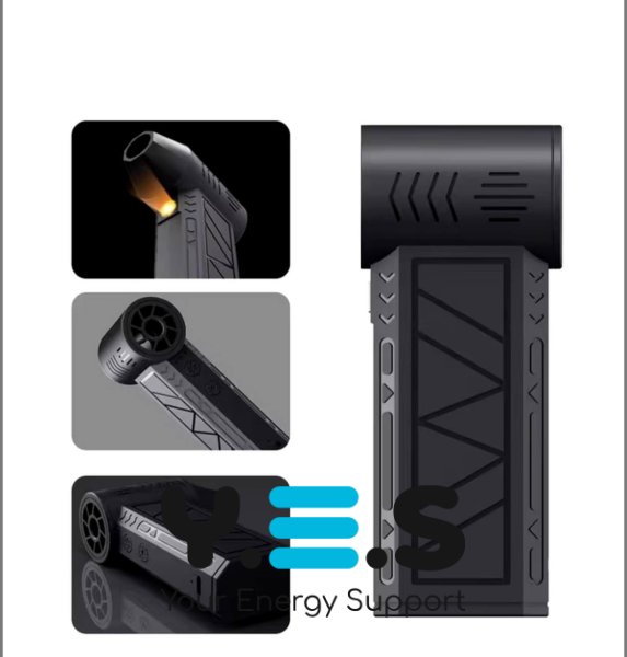 Автомобільний турбовентилятор для пилу 130000 об/хв, портативний повітродув акумулятор 8000 мА·г