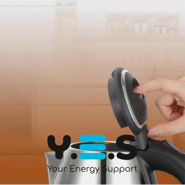 Електрочайник Hoffmans Electronics HM-1818, 2 л, нерж. сталь, для дому