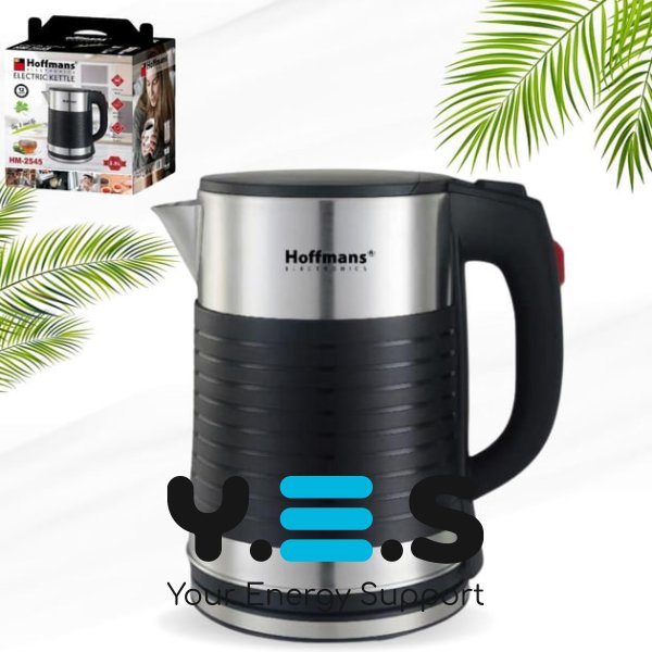 Електрочайник HM-2545 2,5 л чорний, дисковий, 2000 Вт для дому