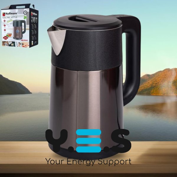 Електрочайник Hoffmans HM-2543 зі сталевим корпусом, 2,5 л, 1800 Вт