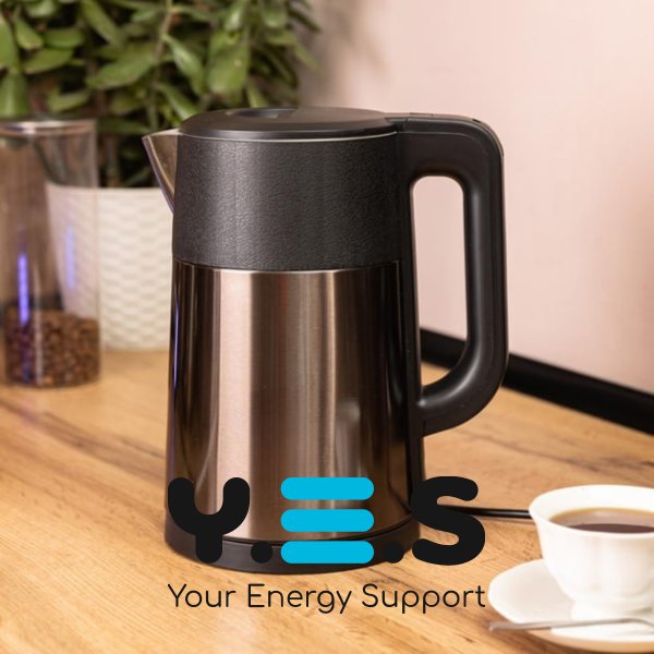 Електрочайник Hoffmans HM-2543 зі сталевим корпусом, 2,5 л, 1800 Вт