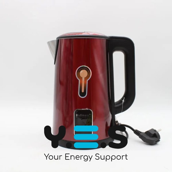 Електрочайник Hoffmans HM-2538 2,5 л — сталевий корпус, швидке кип’ятіння, 1800 Вт