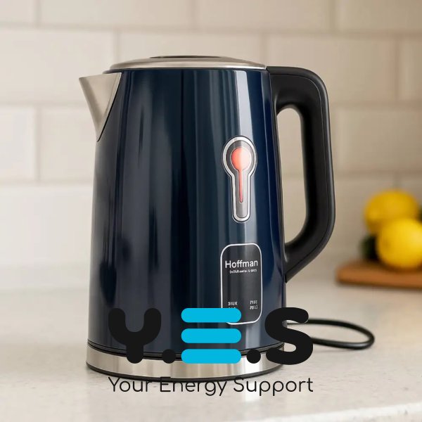 Електрочайник Hoffmans HM-2538 2,5 л — сталевий корпус, швидке кип’ятіння, 1800 Вт
