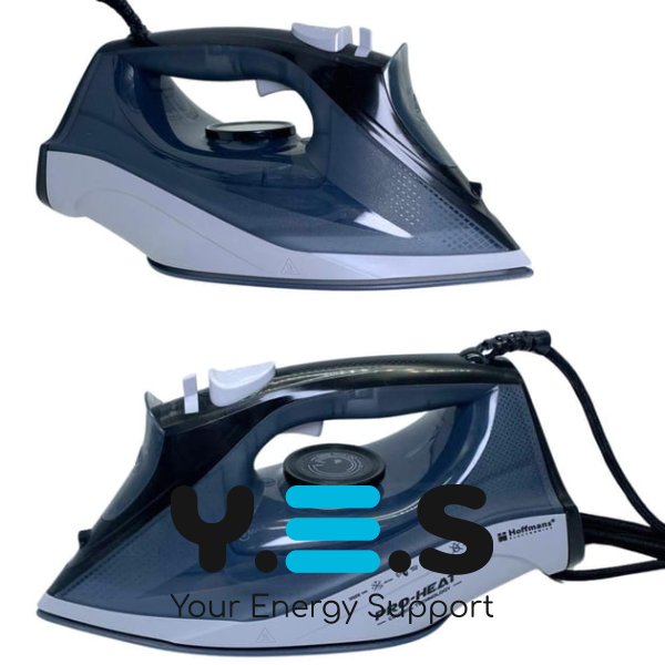 Електропраска Hoffmans HM-9041 з керамічною підошвою, регулювання пари та паровий удар