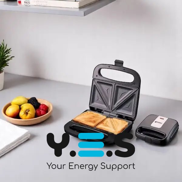 Бутербродниця Hoffmans HM-3003: компактна сендвічниця для кухні, 1000 Вт