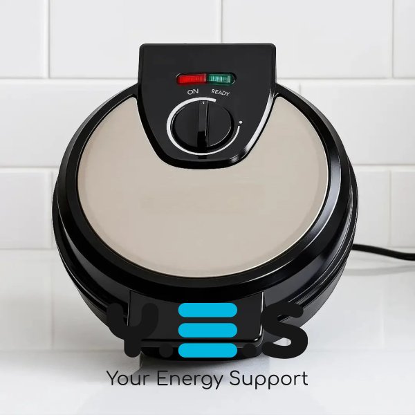 Електровафельниця Hoffmans HM-3024 1000W з антипригарним покриттям і швидким нагріванням