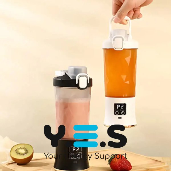 Портативний бездротовий блендер XL-1427, 600 мл, 10 лез, акумулятор 3000 мА·год