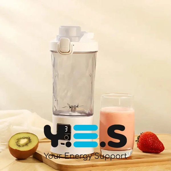 Портативний бездротовий блендер XL-1427, 600 мл, 10 лез, акумулятор 3000 мА·год