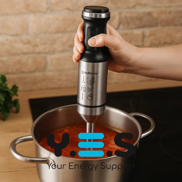 Ручний занурювальний блендер Hoffmans 8040 для дому, універсальний, 800 Вт