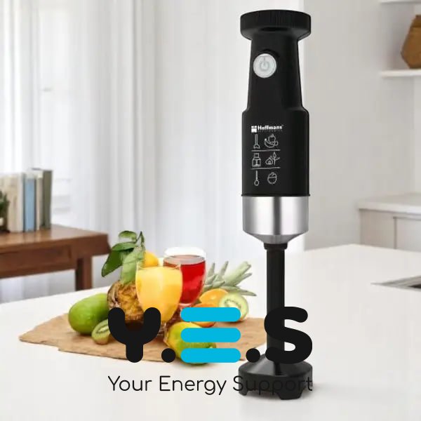 Погружний блендер Hoffmans Electronics HM-8039 600 Вт ручний подрібнювач для смузі й коктейлів