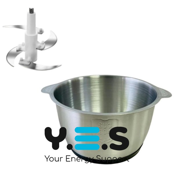 Універсальний електроподрібнювач Hoffmans Electronics HM-8840, чаша метал 2 л, 1200 Вт