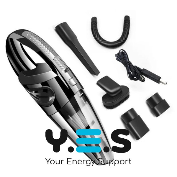 Автопилосос Vacuum Cleaner E-6 XL-830 — ручний, з насадками для авто та дому