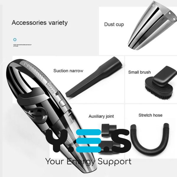 Автопилосос Vacuum Cleaner E-6 XL-830 — ручний, з насадками для авто та дому