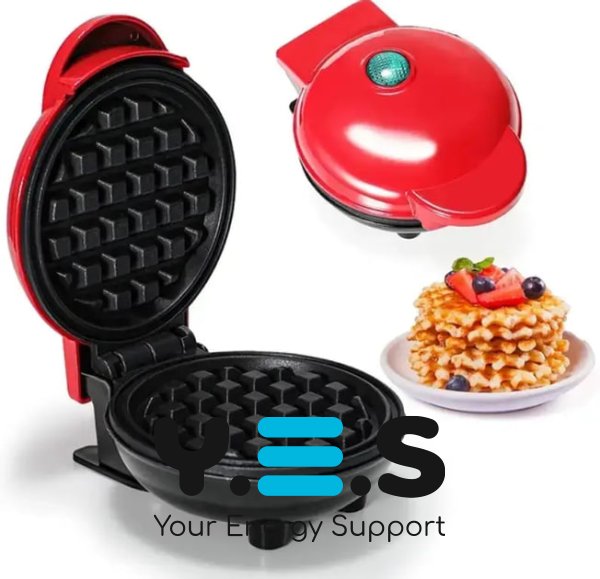 Електрична міні вафельниця XL-287, компактна, антипригарне покриття