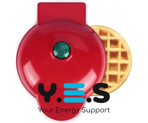 Електрична міні вафельниця XL-287, компактна, антипригарне покриття