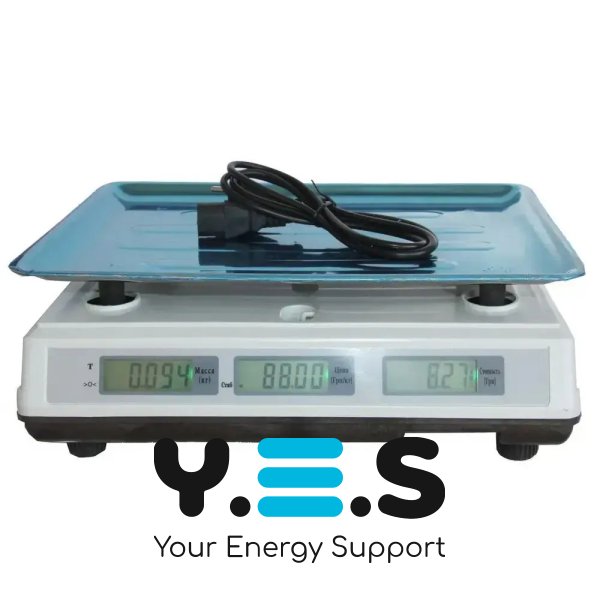 Настільні торгові ваги DT-52 до 50 кг, живлення від мережі або акумулятора