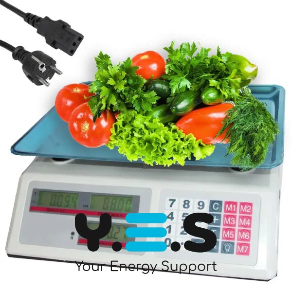 Настільні торгові ваги DT-52 до 50 кг, живлення від мережі або акумулятора