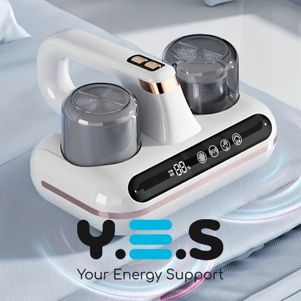 Ручний акумуляторний пилосос для матраців і килимів, бездротовий, з потужним всмоктуванням