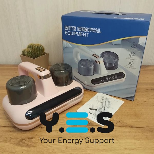 Ручний акумуляторний пилосос для матраців і килимів, бездротовий, з потужним всмоктуванням