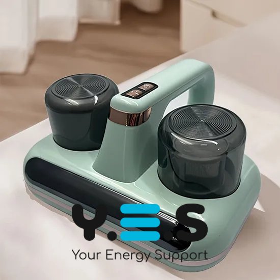 Ручний акумуляторний пилосос для матраців і килимів, бездротовий, з потужним всмоктуванням