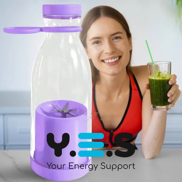 Портативний блендер-пляшка для смузі Juicer YC-02 (шейкер-блендер)