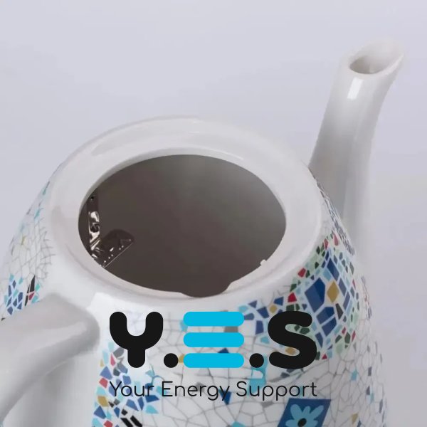 Керамічний електрочайник MS-7837 1,4 л 1000 Вт з автовимкненням, стильний дизайн