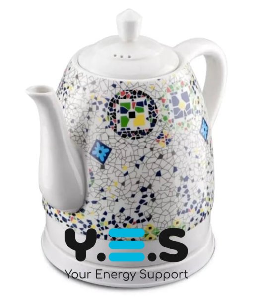 Керамічний електрочайник MS-7837 1,4 л 1000 Вт з автовимкненням, стильний дизайн